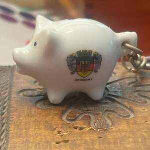 Busch Gardens Germany Ceramic Piggy Bank Keychain